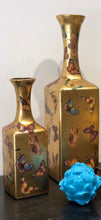 Load image into Gallery viewer, Gold butterfly print vase Set
